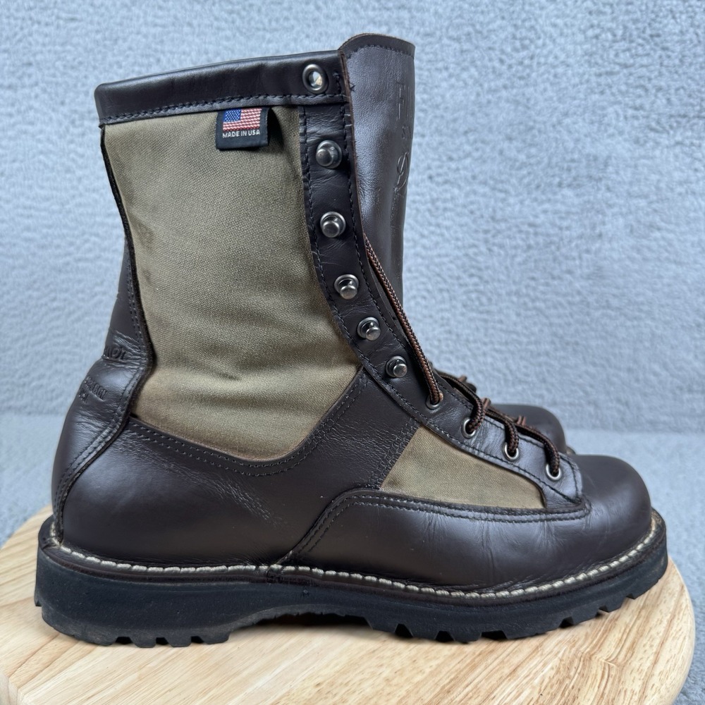 Filson X Danner Grouse Boots Mens Size 10 Tin Cloth GTX Vibram USA Made